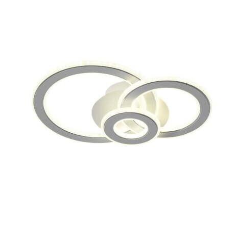 Lustra LED 240W cu Telecomanda Rings 3 Slim, 3 surse de iluminare, Telecomanda